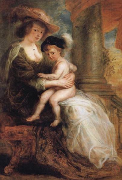 Peter Paul Rubens Helene Fourment and her Eldest Son Frans china oil painting image